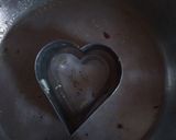 A picture of step 1 of Heart eggs.