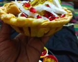 A picture of step 11 of Baked Gujiya Chat in Edible Bowl.