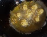A picture of step 2 of Pakoray and instant chaat.