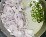 A picture of step 2 of Soya chunks veg chowmein.