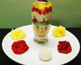 A picture of step 9 of Besan crumble dessert.