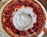 A picture of step 23 of Cheese Cake with Pomegranate compote.