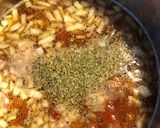 A picture of step 9 of Hamburger soup.