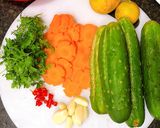 Hình bước làm 1 của món Dưa chuột góp 🥒