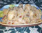 A picture of step 14 of Gujarati Pulao.