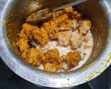 A picture of step 4 of Gujarati Vadi sabji.