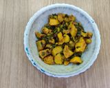 A picture of step 9 of MOOLI ALOO SABZI...