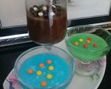 Foto langkah ke 2 dari resep Puding vanila dan pandan...