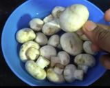 কুকার এ মাশরুম বিরিয়ানি (cooker mushroom biriyani recipe in Bengali) রেসিপির ধাপ 1 ছবি