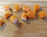 Foto del paso 4 de la receta: Ensalada marinera de pasta con mayonesa de hierbabuena