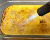 A picture of step 4 of Cherry🍒 and Mascarpone Cheese Bake.