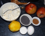 Foto del paso 1 de la receta: Pastel streusel de requesón con manzanas y semillas de amapolas