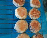 Foto langkah ke 8 dari resep Bakpia ubi ungu (versi teflon).