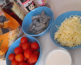 Foto del paso 1 de la receta: Pasta con gambas y tomatitos