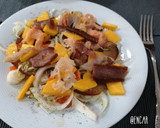 Foto del paso 7 de la receta: Carpaccio de la huerta y mango con ahumados en aceite