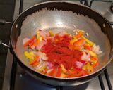 A picture of step 4 of Mexican fried rice.
