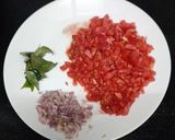 A picture of step 1 of Tomato pachadi.