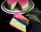 Foto langkah ke 3 dari resep Bolu nutrijell rainbow.