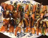 A picture of step 4 of California Farm Skewered Prawns.