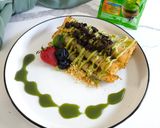 Foto langkah ke 5 dari resep Banana Roll Matcha (Pisang Aroma).