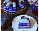 Foto langkah ke 12 dari resep Puding Lapis Cherry Bunga Telang Longan.