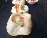 A picture of step 4 of Veg Momos and Noodles Momos.