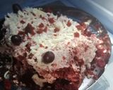 A picture of step 6 of Red velvet cake.