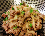 A picture of step 9 of Quick Side Dish: Sweet and Savory Stir-Fried Beef and Bell Peppers.