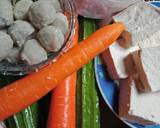 Sop oyong bakso ikan langkah memasak 1 foto