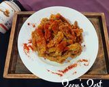 A picture of step 3 of Fried Bombay Duck with Potato flour.