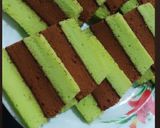 Foto langkah ke 9 dari resep Lapis Pandan Coklat.