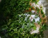 A picture of step 2 of Bajri methi muthia/ pearlmilet fenugreek muthia.