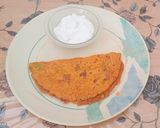 A picture of step 15 of Women's Day Special : Crispy Besan-Rava Pudla.