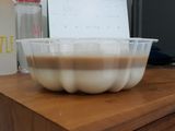 Puding biskuit kelapa susu coklat kopi