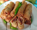 Foto langkah ke 3 dari resep Lumpia kornet tahu.