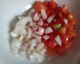 A picture of step 2 of Pizza bites.