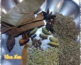A picture of step 4 of Moti Pulao.