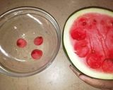 A picture of step 1 of Watermelon Punch Bowl.