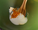 Foto del paso 2 de la receta: Cake de naranja, coco, frutas y cáscaras confitadas