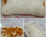 Gambar langkah 4 resipi Chicken Floss Sourdough Bread.