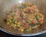 A picture of step 7 of Baingan ki Sabzi with Matar.
