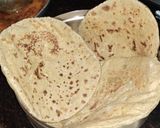 A picture of step 5 of Bajra na Rotla.