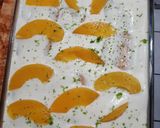 A picture of step 3 of Peach and Lime Carlota.