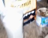 A picture of step 4 of Tigernut powder (kunun Aya powder).