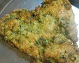 A picture of step 10 of Chicken Francaise.