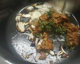 A picture of step 4 of Masoor Pulao.