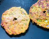 A picture of step 2 of Left over dal Thalipeeth.
