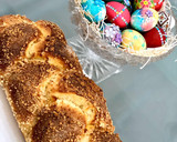 Foto del paso 10 de la receta: Trenza de Pascua 🐣 con chocolate y mermelada 🍫🍓