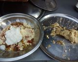 A picture of step 1 of Shahi gatte (Govind Gatte).