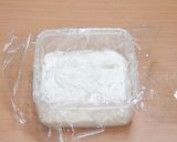 A picture of step 3 of Vegan herb cheese made from Tofu.